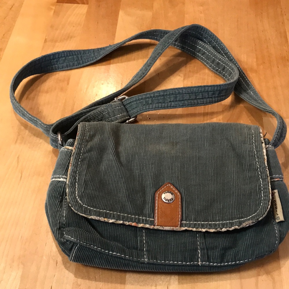 FOSSIL Green Purse Adjustable Crossbody